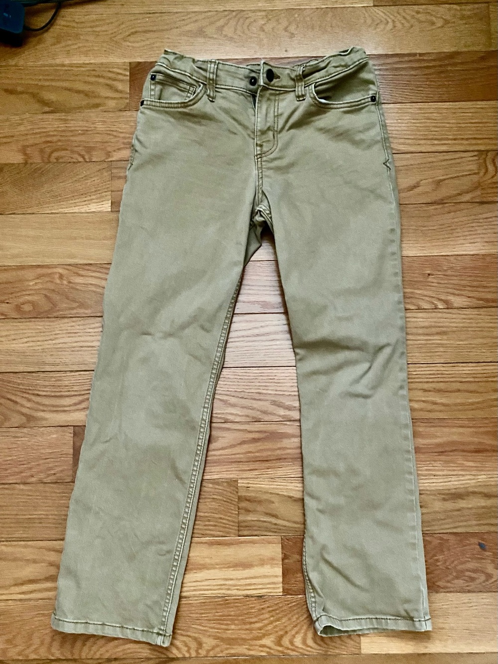 Boys Straight-Leg Jeans in Khaki Cat & Jack 12